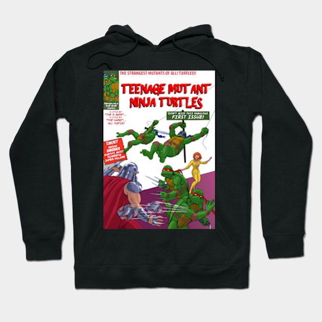 Ninja Turtles on a classic cover! Hoodie by thecountingtree